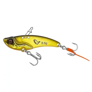 Savage Gear VIB Blade Black Gold krāsa